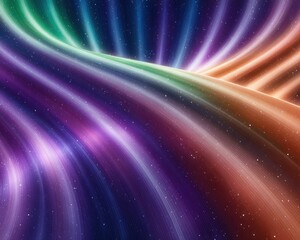 Obraz premium Abstract swirling rainbow colors