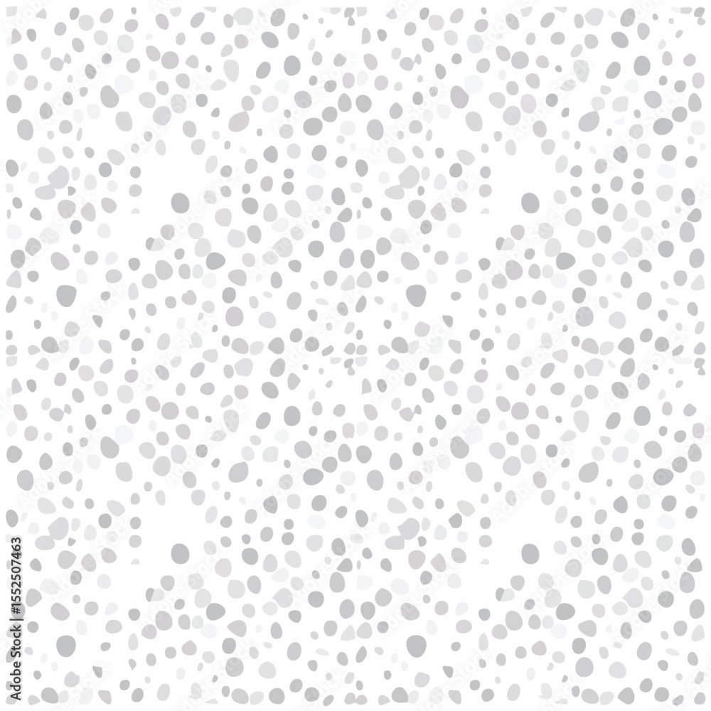 Aufkleber scattered small grey and white irregular dots on a white background abstract pattern