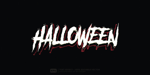 Halloween 3D Cartoon Editable Text Effect | Premium Font Template