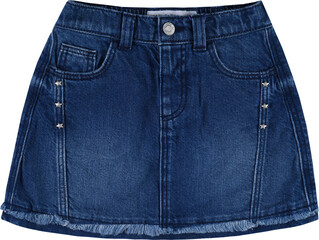 blue jeans isolated on white background