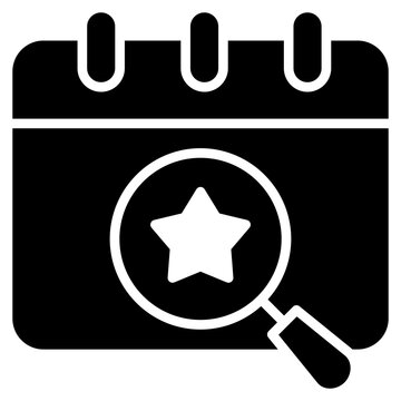 Event Analytics glyph icon