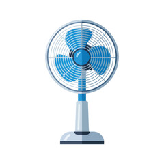 electric fan isolated on white