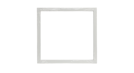 Isolated Grunge Square Frame Element on Transparent Background PNG