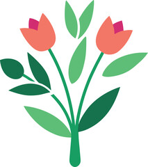 Tropical Leaves and Botanical Bouquets Silhouettes, Jungle Plant, Palm Leaf, and Foliage Vector Collection