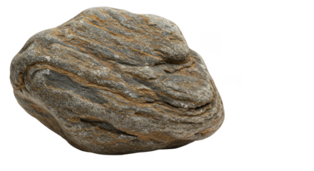 Isolated Rock Stone with Transparent Background Texture Nature