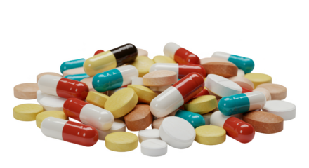 Medicine Pills Capsules Pharmacy Healthcare Medications on Transparent