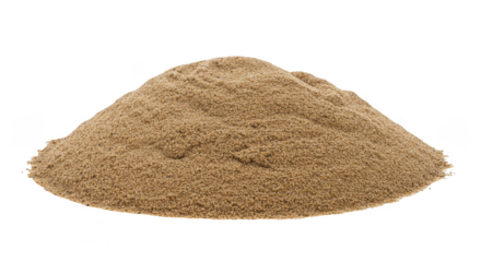 Pile Sand Grains Texture Nature Transparent Background Illustration
