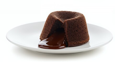 Indulge in Decadence: Warm Chocolate Lava Cake with Melted Center