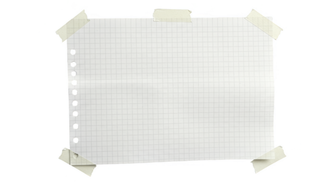 White Paper Texture Background Copy Space on Transparent Illustration