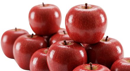 Red Apples Transparent Background Fruit Still Life Delicious Food