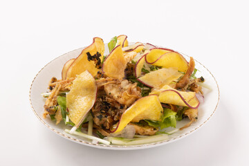 根菜チップスの和サラダ（さつまいも　ごぼう）