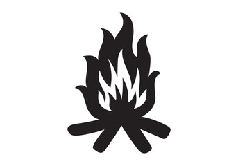 Fire flames icon set. Fire flames. Flame symbols. Set of yellow and orange, Red and black fire flame. Collection of hot flaming element. Fire, flame vector illustration