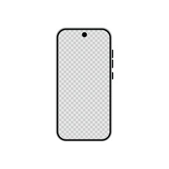  Android smartphone icons, black and white models smartphone, mobile phone with empty screen, smartphone mockup front view, mobile phone, ui, ux.