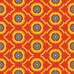 Fototapeta premium Abstract Geometric Shape seamless pattern design. 
