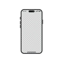 Smartphone Icon Collection – Vector Mobile Phone UI Elements for Web, App, and User Interface Design. detailed mobile phone template front view, mobile phone model.