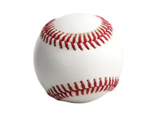 New baseball isolated on transparent background png