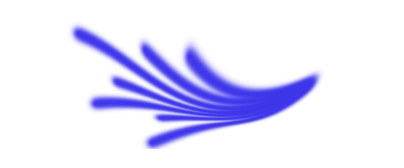 Abstract blue dove with flowing wings in a peaceful nature-inspired vector design