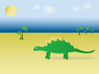 Stegosaurus vector 