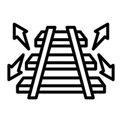 Railway Expansion Icon