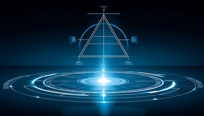 Abstract digital graphic design