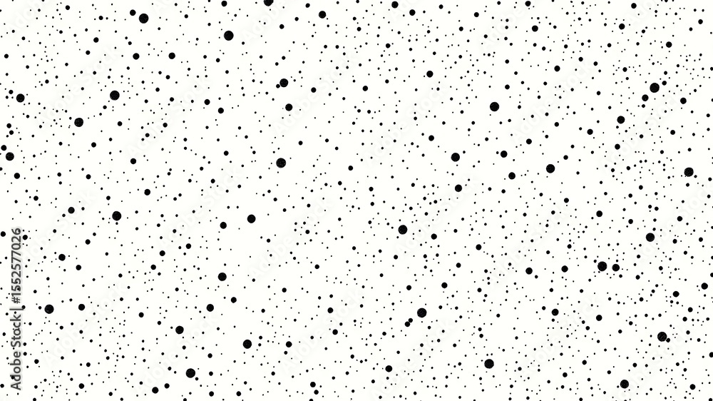 Poster abstract black dots seamless pattern on a white background for graphic design