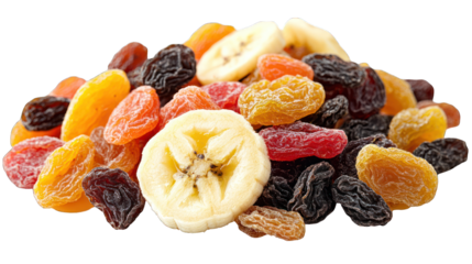 Dried fruit mix banana, apricot, raisin