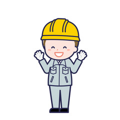 工事作業員／ななめ／男性 11