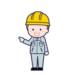 工事作業員／ななめ／男性 16