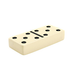 Domino Tile (5-5) Ready for Play - Isolated on White or Transparent Background