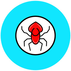 This striking illustration depicts a menacing virus, symbolizing the global threat of disease and infection. Ideal for health, medical, and pandemic-themed content, it conveys urgency 