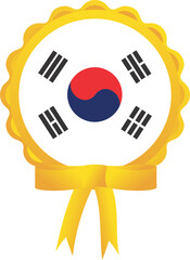 South Korea flag design reward shape