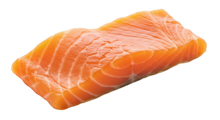 Smoked Salmon Flake on Transparent Background