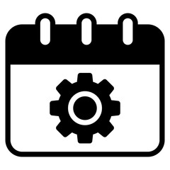 Event Management outline mixed icon