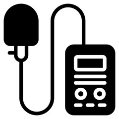 Lavalier outline mixed icon