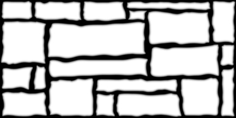 Textured concrete, cement, slate, stone, marble block wall tiles in grayscale. A close-up of a concrete and texture block wall presented in grayscale.	
