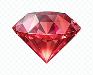  realistic 3d glossy diamond or gemstone in different color style Isolated white background 