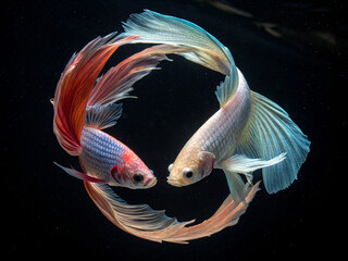 tropical fish in aquarium
