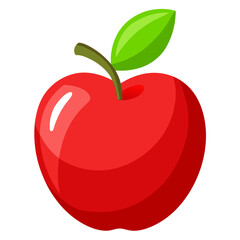 apple, isolated on white background