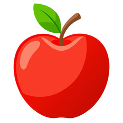 apple, isolated on white background
