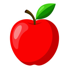 apple, isolated on white background