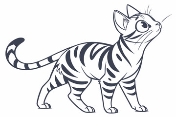 Toyger Face Clipart: Bold and Striking