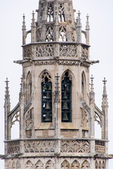 Spire of New Town Hall in Munich - Germany