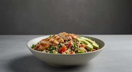 Grilled Chicken and Quinoa Salad Bowl: A Healthy and Flavorful Meal