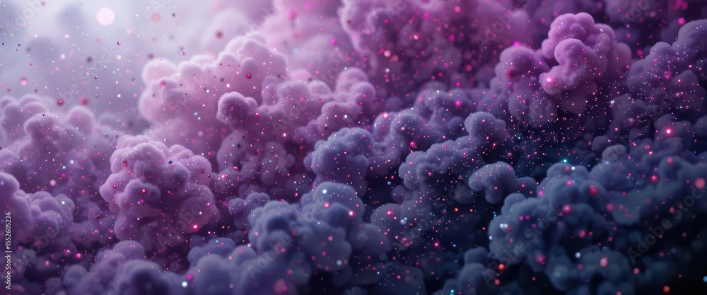 Poster abstract colorful cloud background design for computer monitors and devices