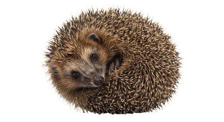 Obraz premium Hedgehog Ball Shape Close Up.