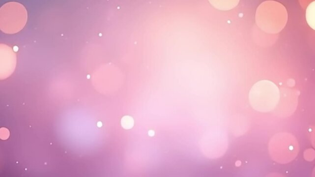 Pink haze bokeh light seamless looping 4K background with abstract floaty dreamlike aesthetic

