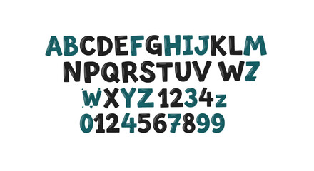 Fototapeta premium ABCD