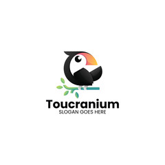 Gradient Modern Toucan Logo Design