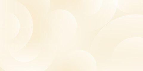 Minimalist banner background, pastel colorful, Light orange gradations. Circle effect style geometric, abstract background. Vector Illustration