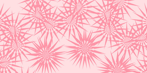 Candy color sunburst background. Abstract pink cream sunbeams design wallpaper. Colorful spinning lines for template, banner, poster, flyer. Sweet rotating cartoon swirl or whirlpool. Vector backdrop